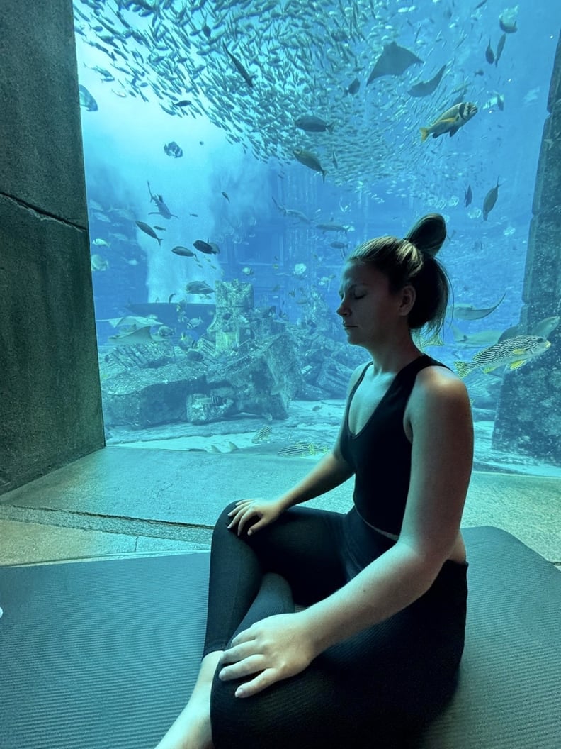 Underwater Yoga at Atlantis, The Palm